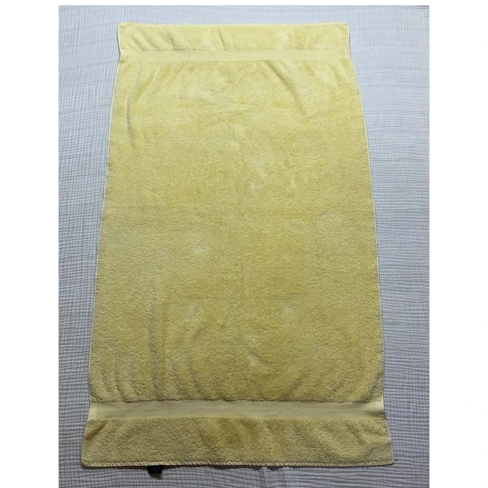 Vintage yellow Ralph Lauren Home Collection Bath Towel 48